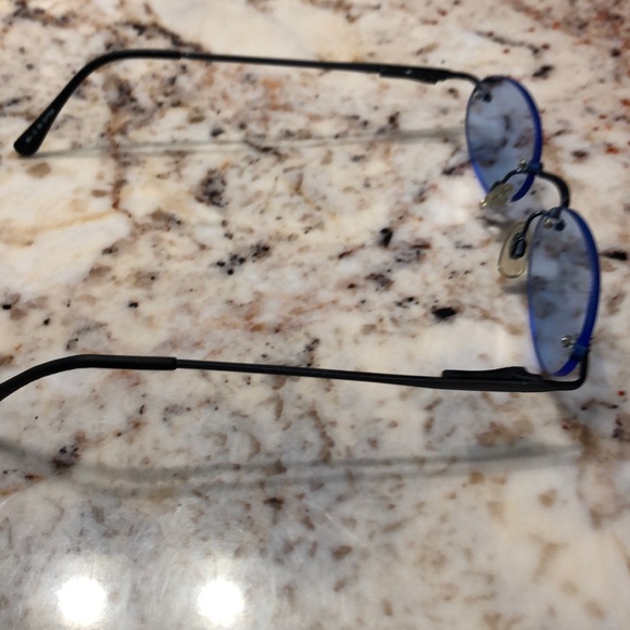 Blue spectacles sunglasses throwback - Picture 2 of 5